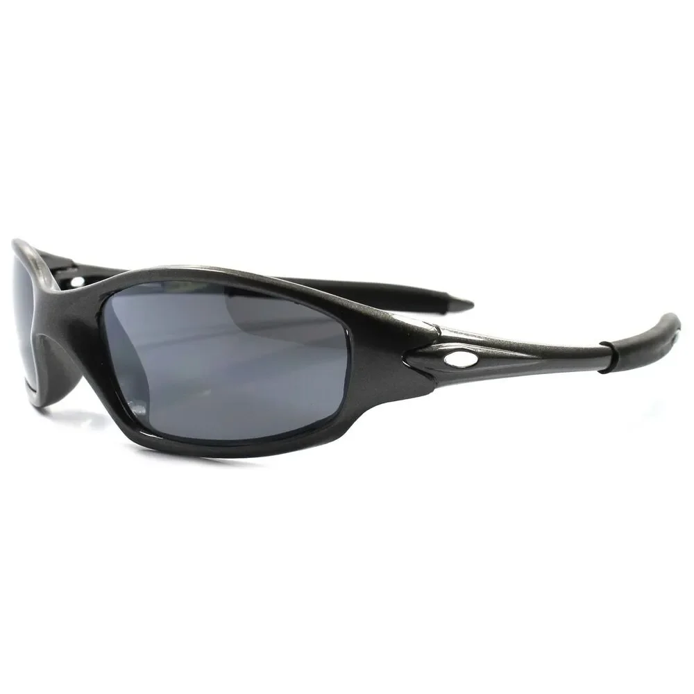 Riding Biking Golf Athletic Baseball Gray Wrap Around Mens Sport Sun Glasses